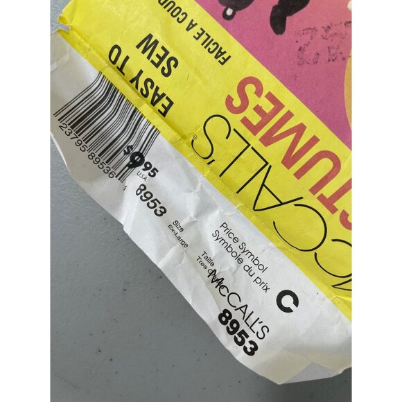 90s McCalls 8953 Sewing Pattern Size XL 42-44 Adult & Kids Animal Costume UNCUT - Picture 3 of 6